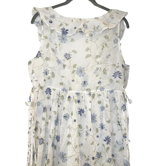 Y2k‎ Victoria’s Secret Country Prairie Floral Maxi Nightgown Cottagecore Lace M - Picture 4 of 7